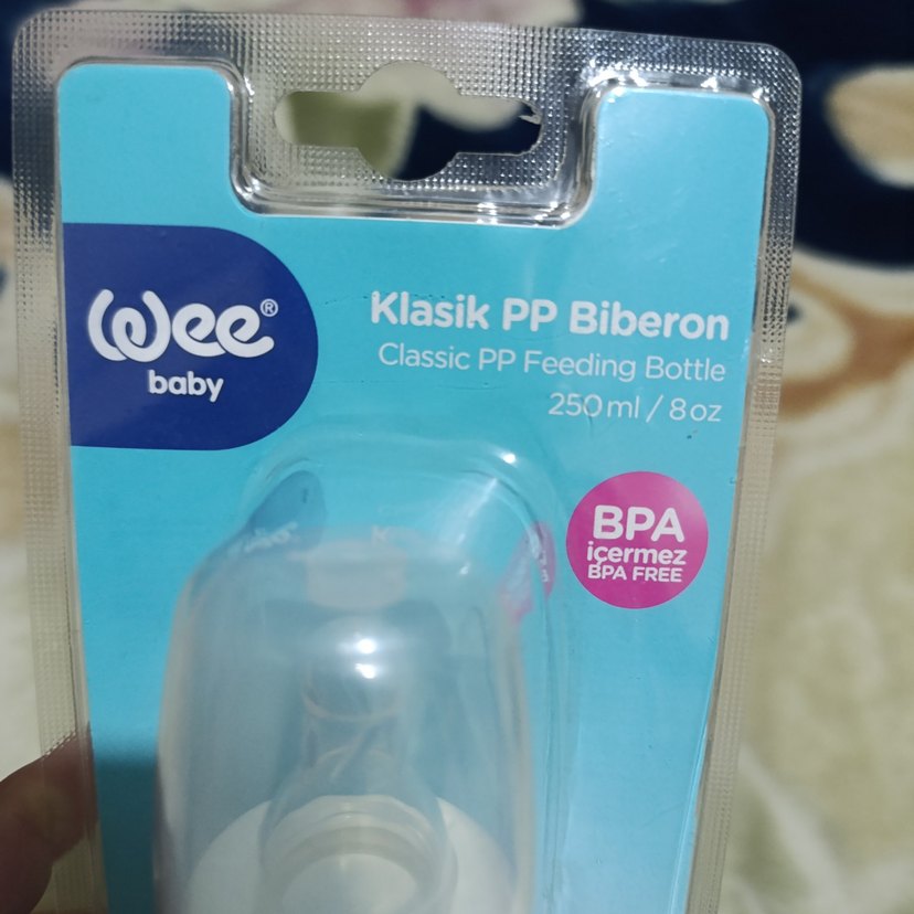 Beyaz Pastel Bebek Biberonu 250 ml - Görsel 3