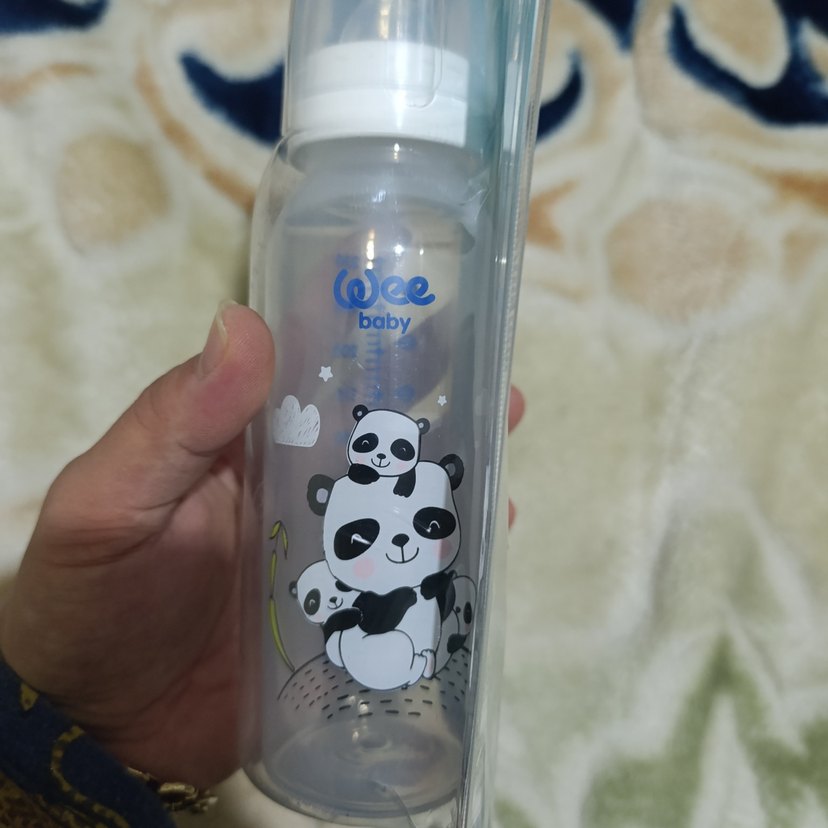 Beyaz Pastel Bebek Biberonu 250 ml - Görsel 2