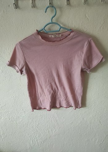 Pembe Kısa Kollu Tişört - Görsel 5