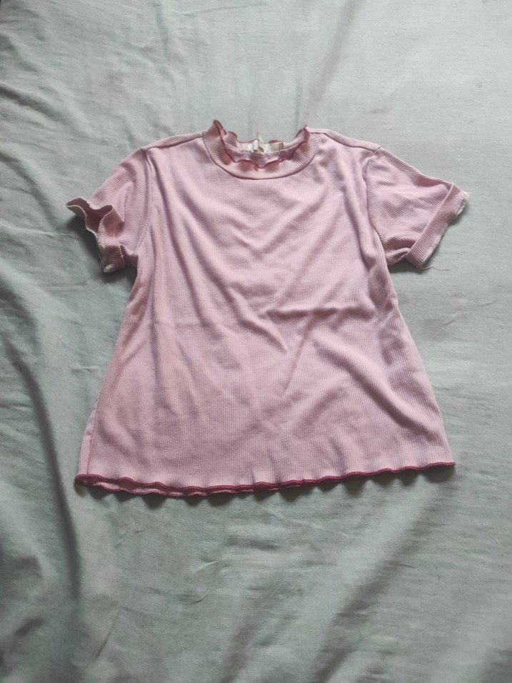 Pembe Kısa Kollu Tişört - Görsel 2