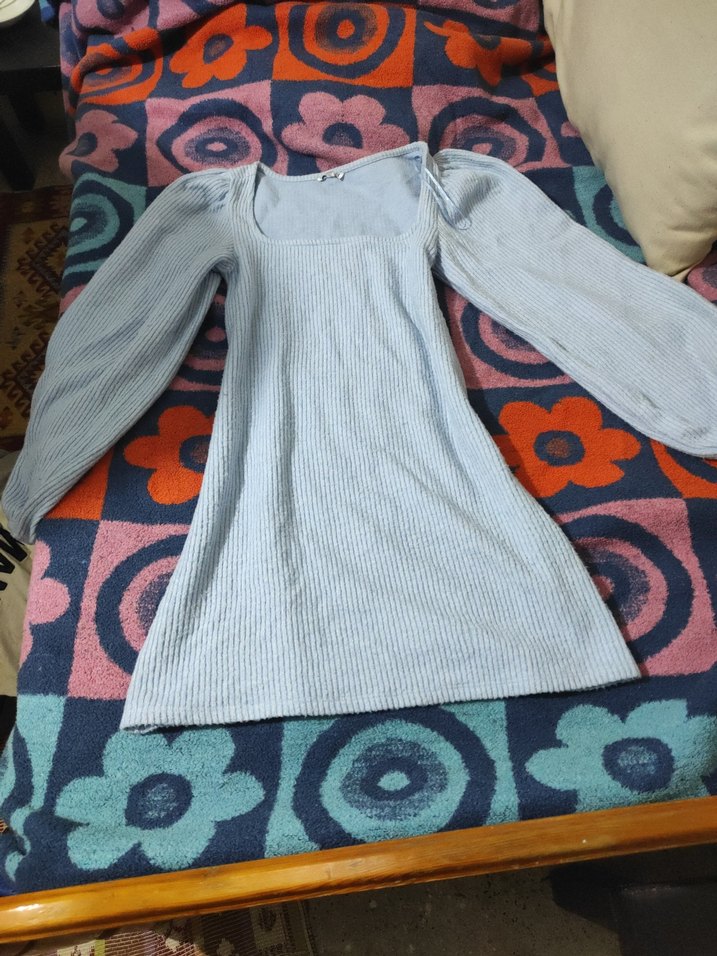 Mavi elbise - Görsel 5