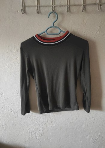 Haki yeşili bluz s beden - Görsel 5