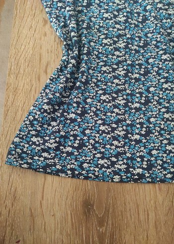 Dantel Detaylı Mavi Bohem Atlet - Görsel 2