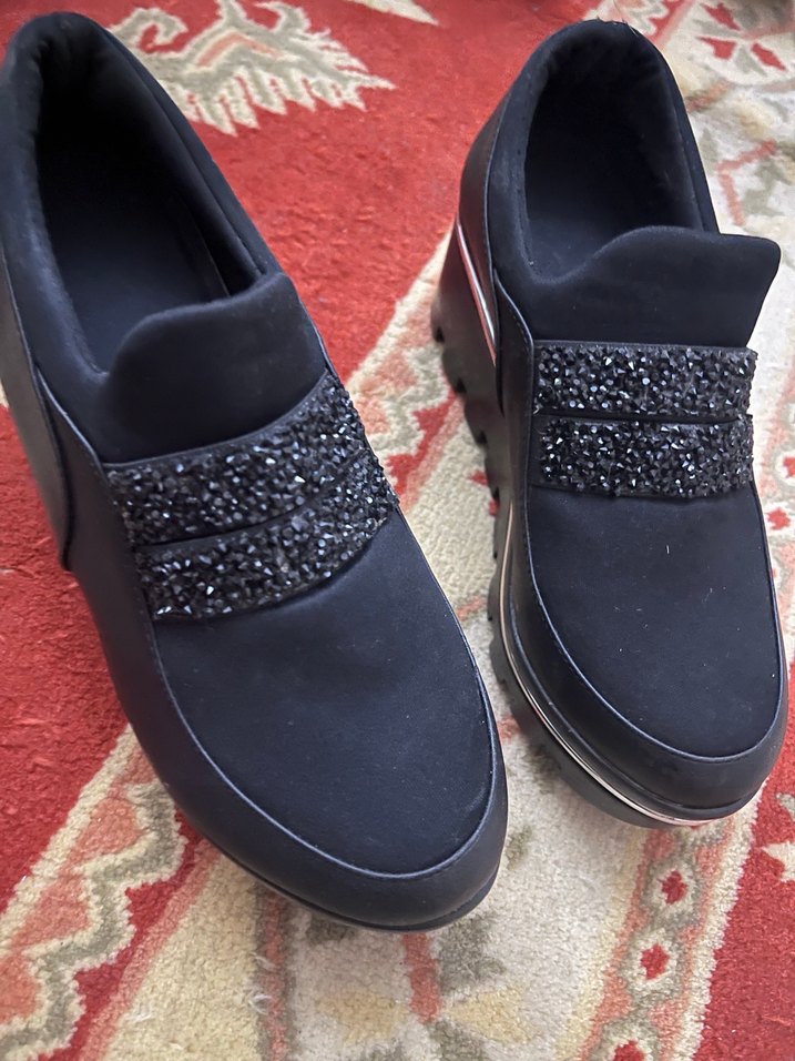 Kadın Siyah Gotik Dolgu Topuklu Ayakkabı - Görsel 3