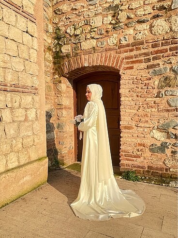 Abiye Tesettür nikah elbisesi