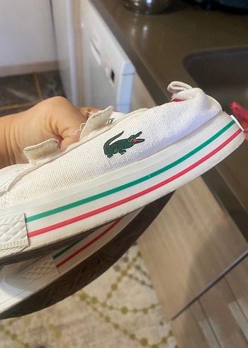 Kız Çocuk Beyaz Cırt Cırtlı Spor Ayakkabı - Görsel 5