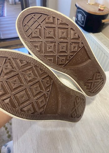 Kız Çocuk Beyaz Cırt Cırtlı Spor Ayakkabı - Görsel 3