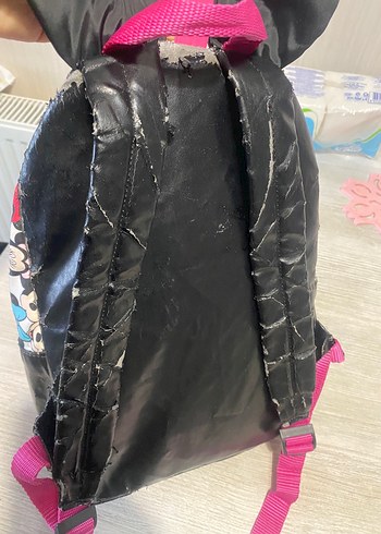 Renkli Minnie Mouse Çocuk Okul Çantası - Görsel 4