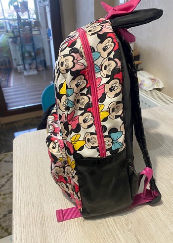 Renkli Minnie Mouse Çocuk Okul Çantası - Görsel 2