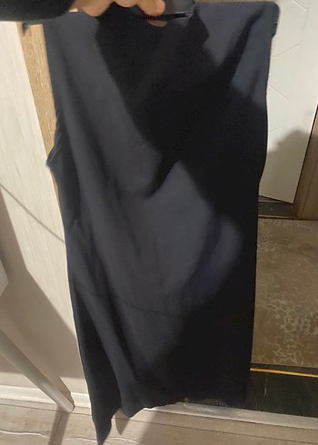 Siyah Drapeli Uzun Kadın Etek - Görsel 3