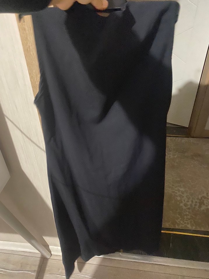Siyah Drapeli Uzun Kadın Etek - Görsel 3