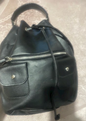 Siyah Deri Kadın Omuz Çantası - Görsel 4