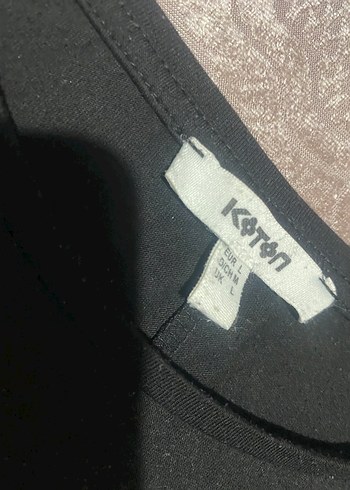 Siyah Kız Çocuk Kısa Kollu Baskılı Tişört - Görsel 2