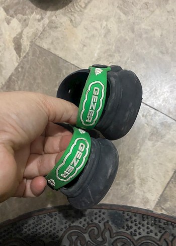 Koyu Yeşil Tokalı Erkek Çocuk Terliği - Görsel 2