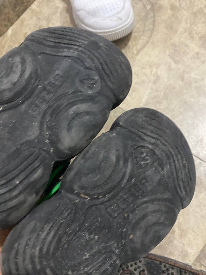 Koyu Yeşil Tokalı Erkek Çocuk Terliği - Görsel 3