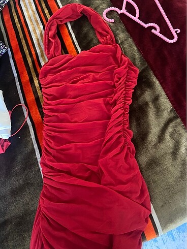 Bordo elbise