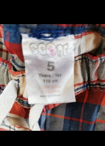 Soobe Soobe ekose şort