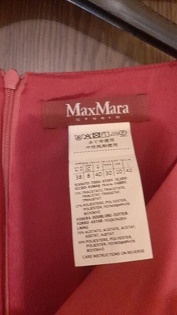 Max Mara Harika bir elbise ipek diz altı uzun kollu