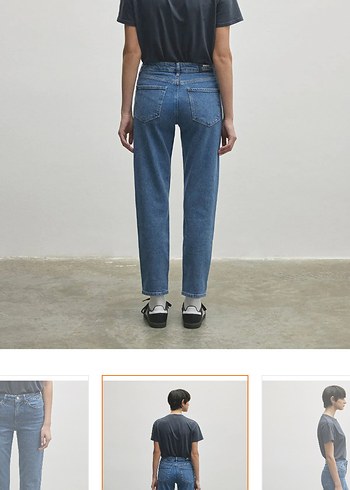 31 Beden gri Renk Mavi Cindy Klasik Denim Jean Pantolon