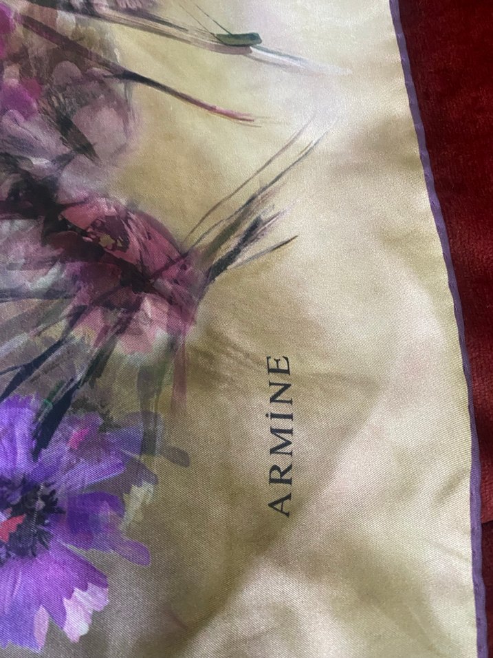 Bohem Çok Renkli İpek Kadın eşarp - Görsel 3