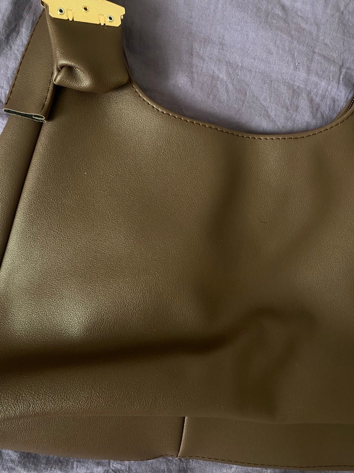 Acı kahve deri tokalı çanta shule bags marka - Görsel 2