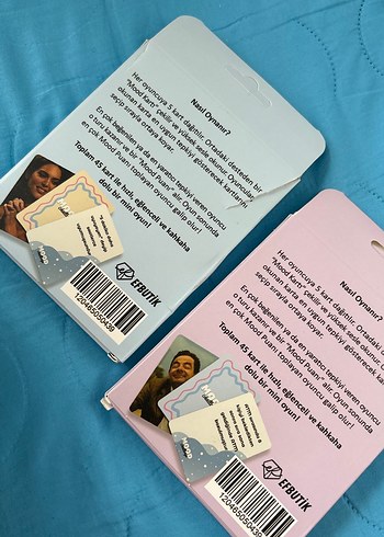 Pastel Renkli Mood Challenge Klasik Kart Oyunları - Görsel 2