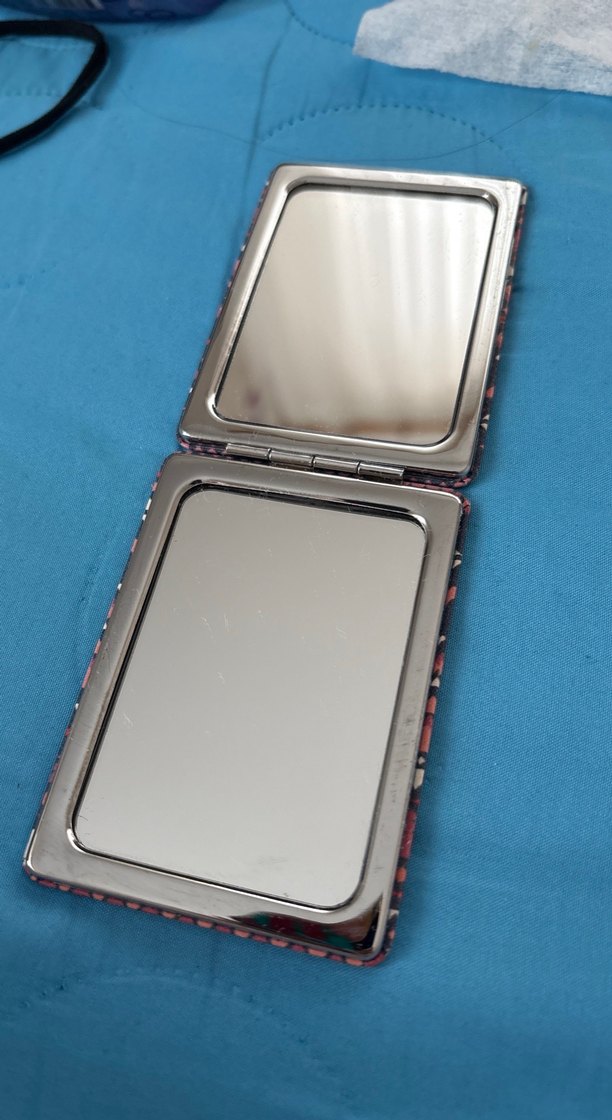 Bohem Çok Renkli Desenli Kadın cep aynası - Görsel 2