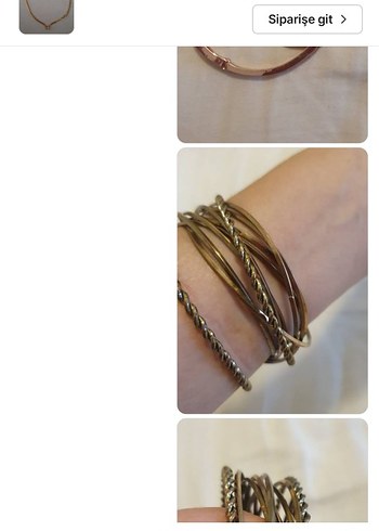Zincir Detaylı Vintage Bohem Kadın Bileklik - Görsel 2