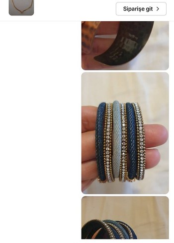 Bohem lacivert Yılan Desenli Tokalı Bileklik - Görsel 2