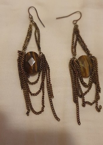 Kırmızı Boncuklu Bohem Midi Küpe - Görsel 6