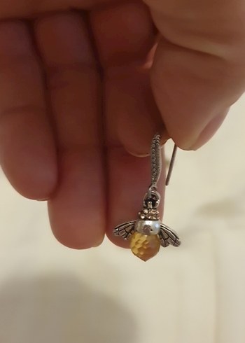 Kırmızı Boncuklu Bohem Midi Küpe - Görsel 12