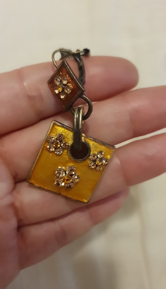 Kırmızı Boncuklu Bohem Midi Küpe - Görsel 3