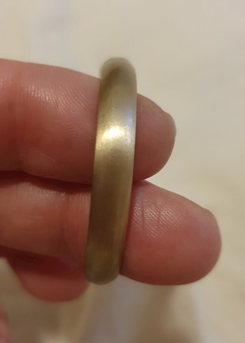 Parlak Simli Sarı Kadın Yüzük - Görsel 8