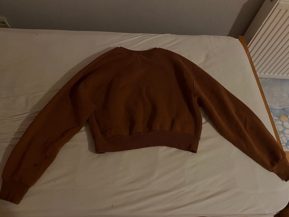 Kahverengi Kadın Sweatshirt - Görsel 3