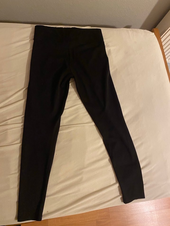 Siyah Kadın fitilli tayt - Görsel 2