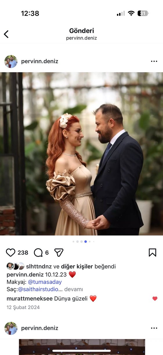 Uzun Kollu Drapeli Camel Abiye Elbise - Görsel 3