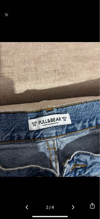 Pull and Bear P&B yırtık detay jean