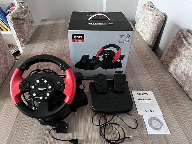 snopy direksiyon seti (ps2,ps3,pc uyumlu)