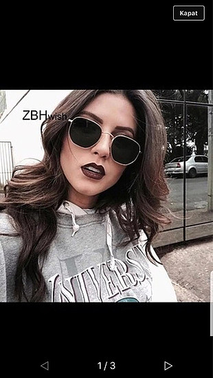 Butik ürünü güneş gözlüğü