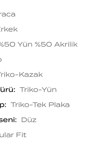 Gri Boğazlı Erkek Yün Karışımlı Triko Kazak - Görsel 4