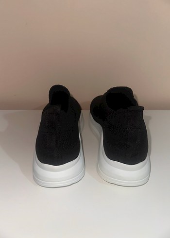 Siyah Triko Kadın Spor Ayakkabı - Görsel 3