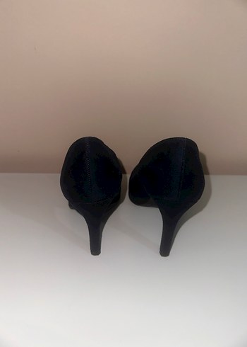 Lacivert Platform Topuklu Kadın Ayakkabı - Görsel 5