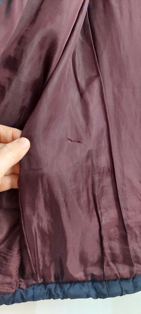 Erkek Lacivert Kaban - Görsel 4