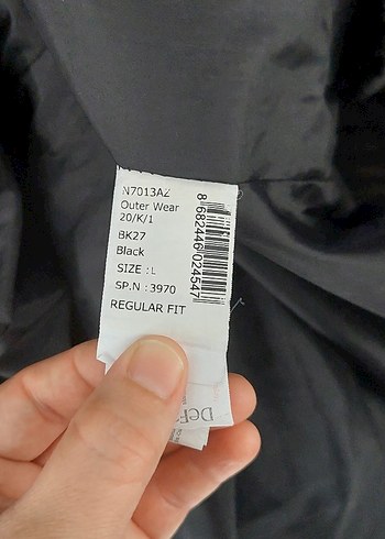 l Beden siyah Renk yağmurluk