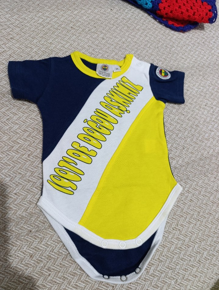 Lisanslı Fenerbahçe bebek zıbını - Görsel 2
