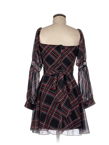 l Beden Vintage Love Kısa Elbise %70 İndirimli.