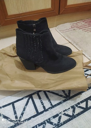 bot kadın sıyah - Görsel 2