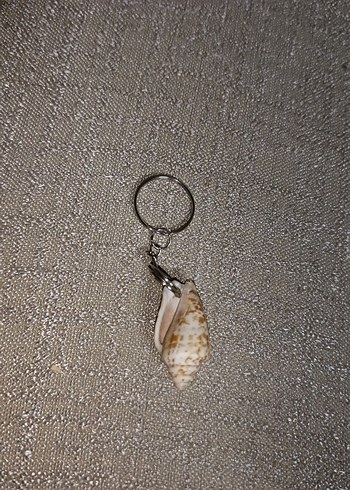 Zincir Detaylı Bej Kadın Anahtarlık - Görsel 2