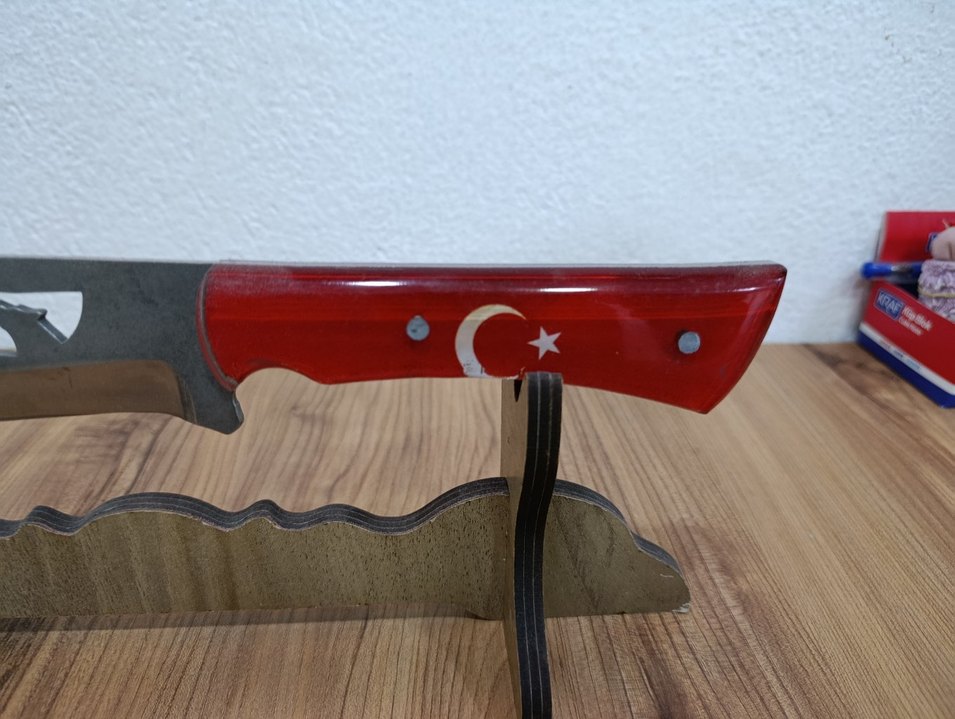 Ayyıldız Saplı Dekoratif Bıçak - Görsel 3
