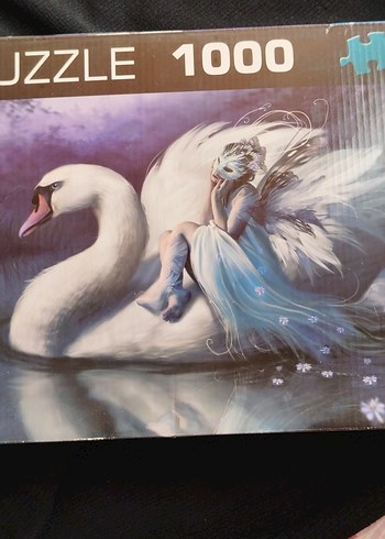 Beyaz Kuğu Temalı 1000 Parça Puzzle - Görsel 2